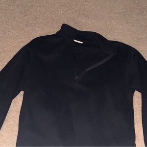 Comfrt Black Quarter-Zip Sweater